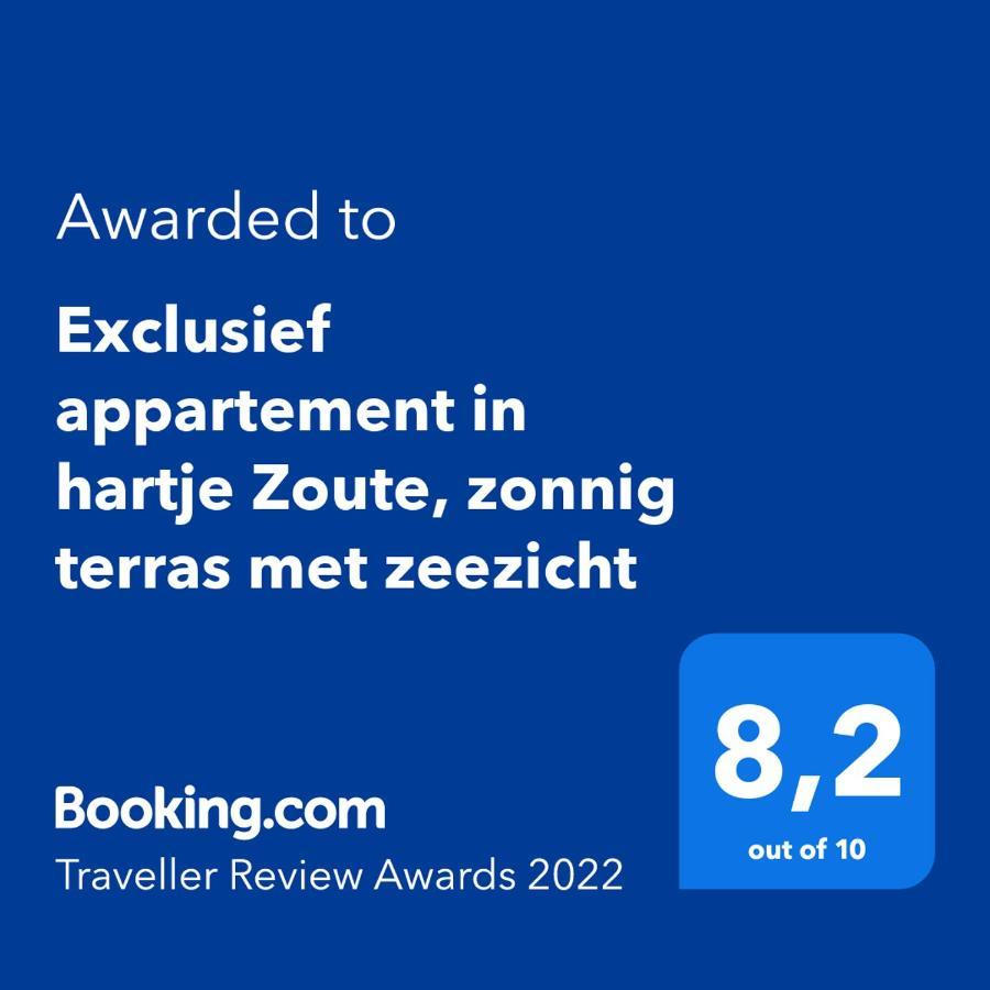 Exclusief Appartement In Hartje Zoute, Zonnig Terras Met Zeezicht Knokke-Heist Kültér fotó